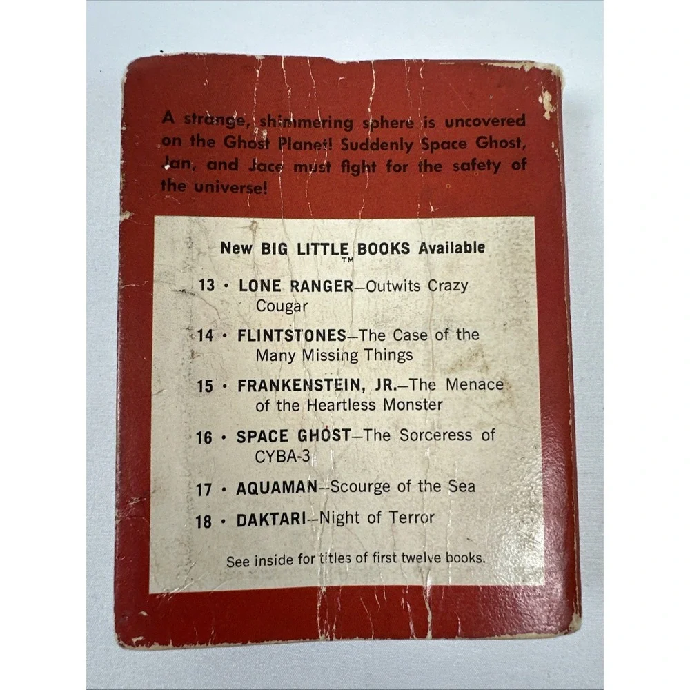 A BIG LITTLE BOOK: SPACE GHOST: THE SORCERESS OF CYBA-3 Whitman Books
